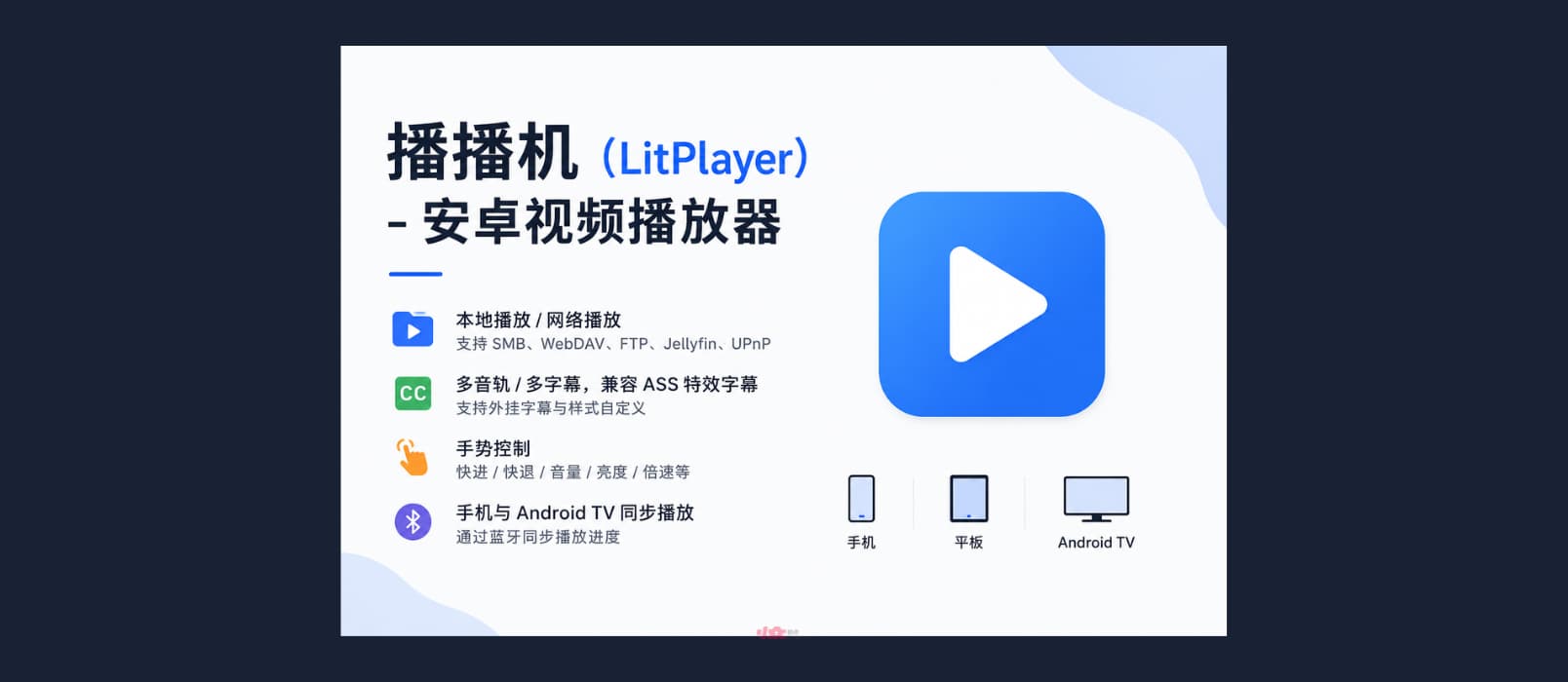 播播机（LitPlayer） – 安卓视频播放器，支持TV端  1