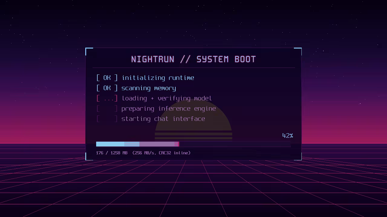 NIGHTRUN – 无需操作系统,用 U 盘启动的的本地大模型客户端 2