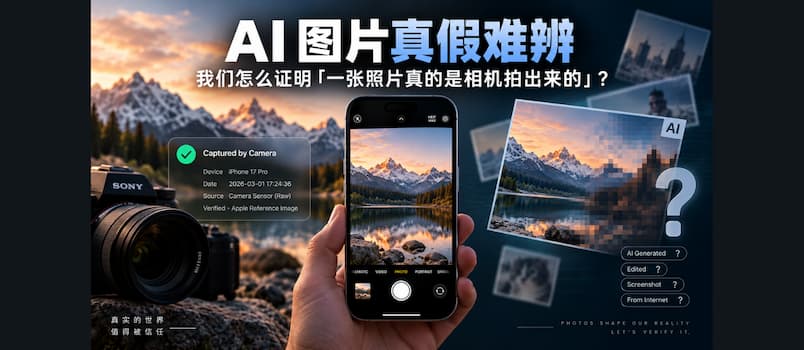 AI 图片真假难辨，我们怎么证明「一张照片真的是相机拍出来的」？ 1