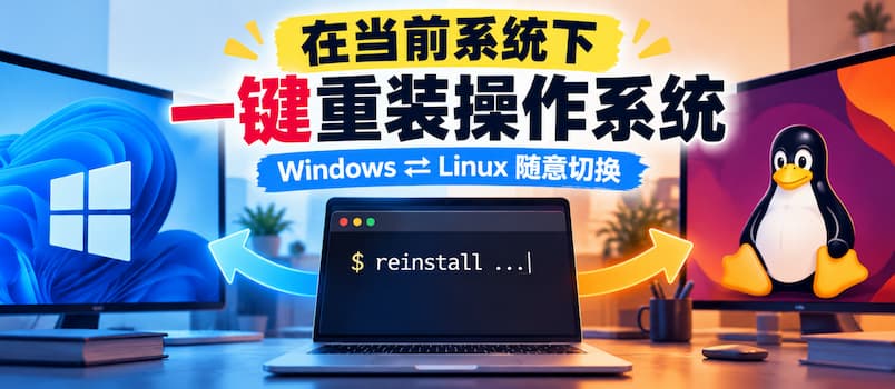 reinstall：操作系统自己重装自己？这个开源项目有点神奇 1