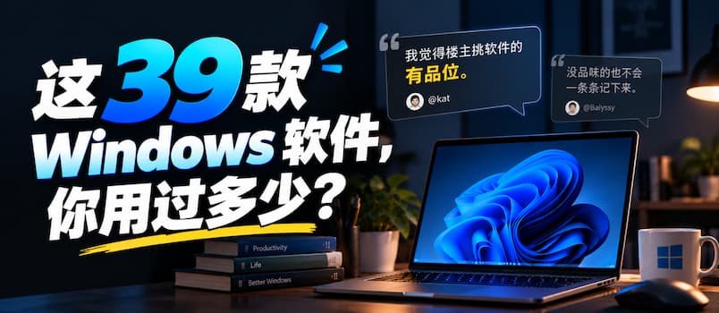这 39 款 Windows 软件,你用过多少? 1