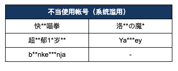【手游资讯】📢 系统错误滥用帐号限制措施公告（7/22）