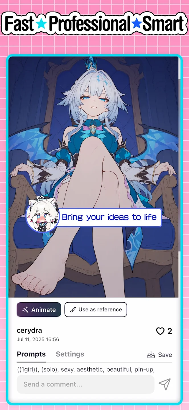 PixAI: AI Anime Art Generator 截图 4