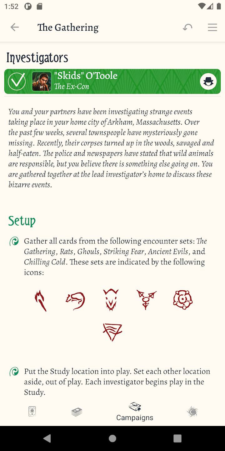 Arkham Cards 截图 2