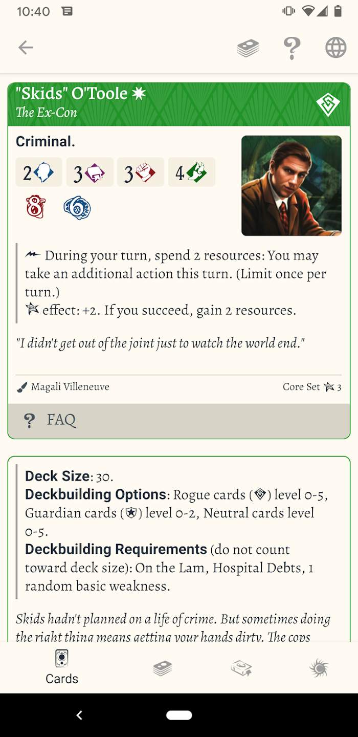 Arkham Cards 截图 4