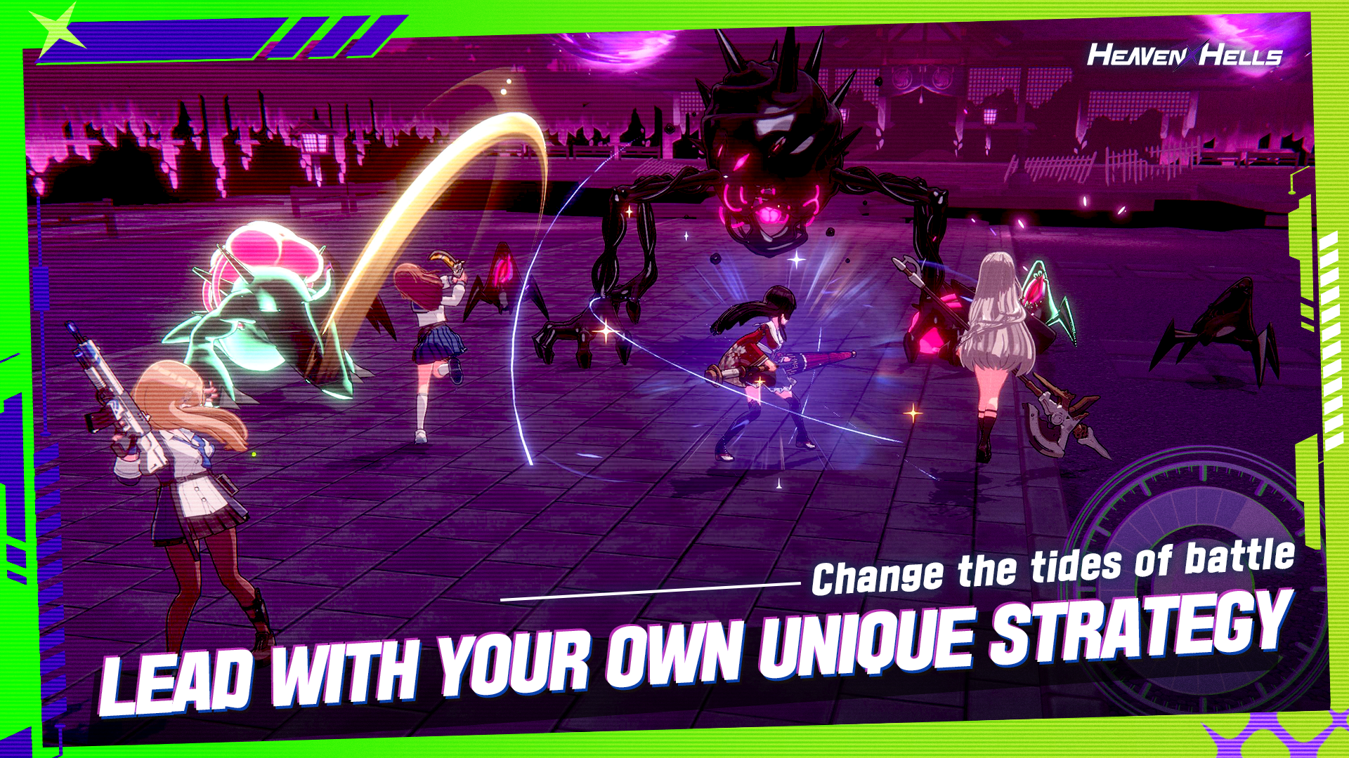 HEAVENHELLS: Anime Squad RPG 截图 2