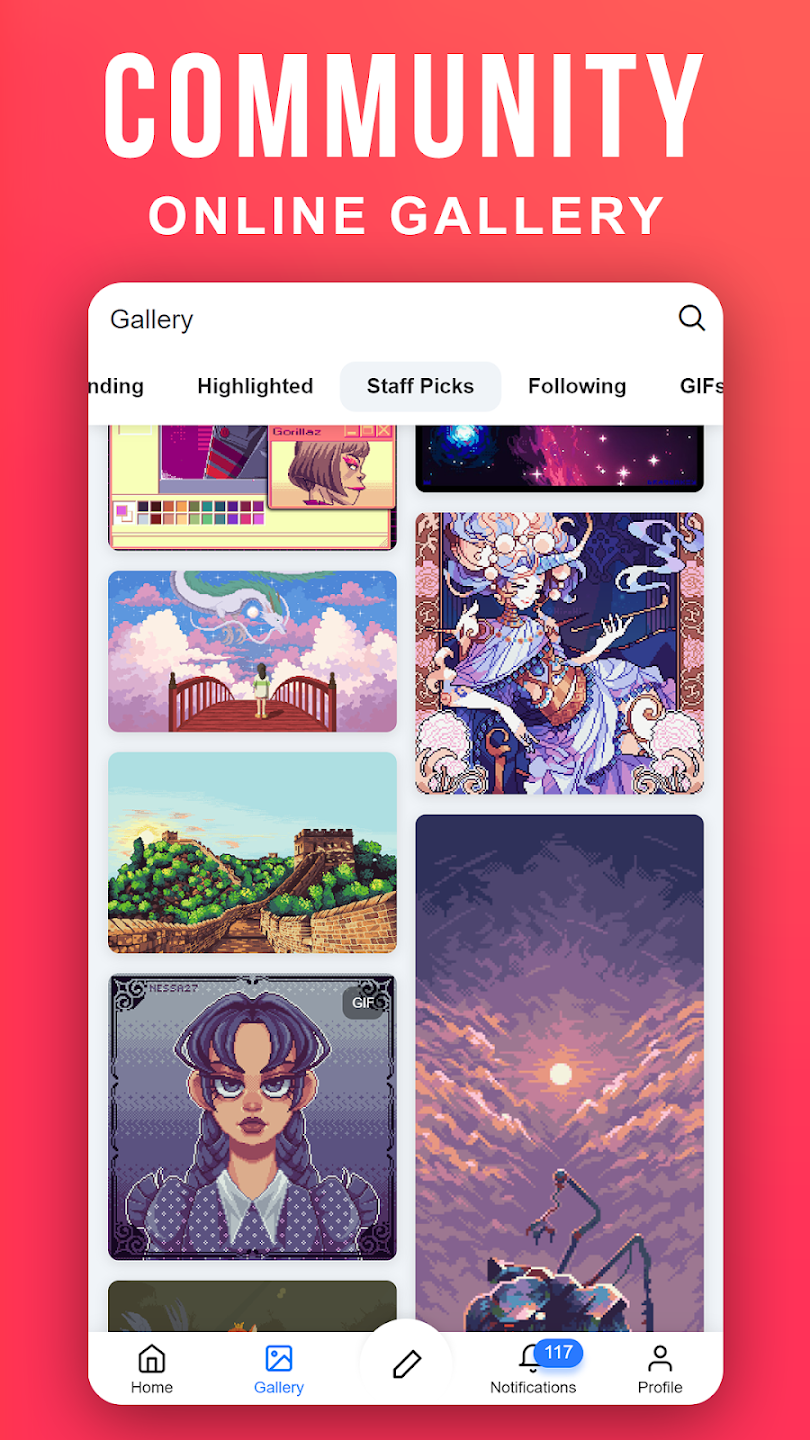 Pixilart - Make Pixel Art 截图 5