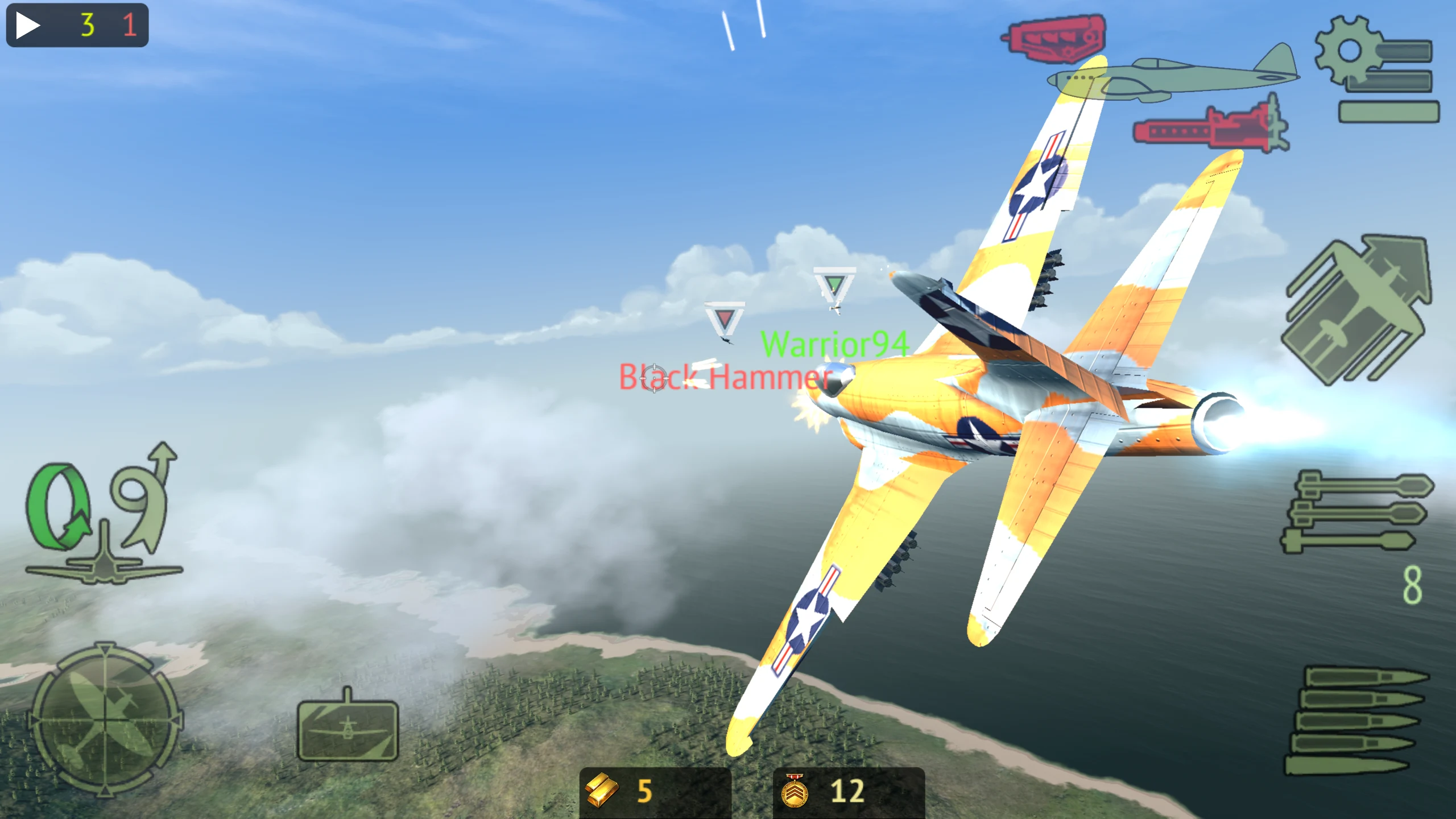 Warplanes: Online Combat 截图 4