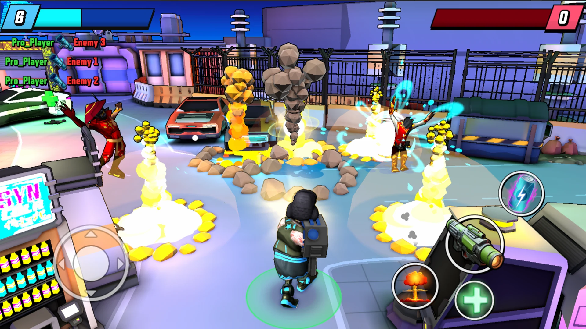 Gridpunk Battle Royale 3v3 PvP 截图 7