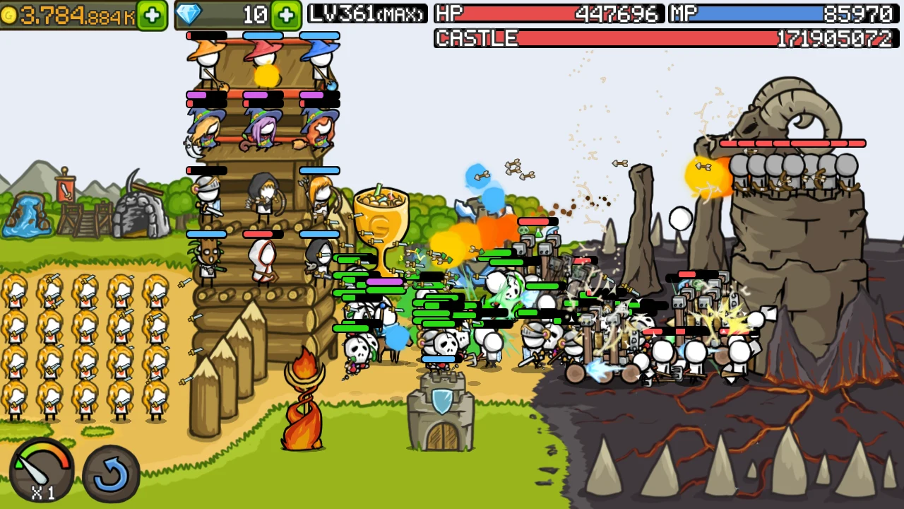 Grow Castle - Tower Defense 截图 1