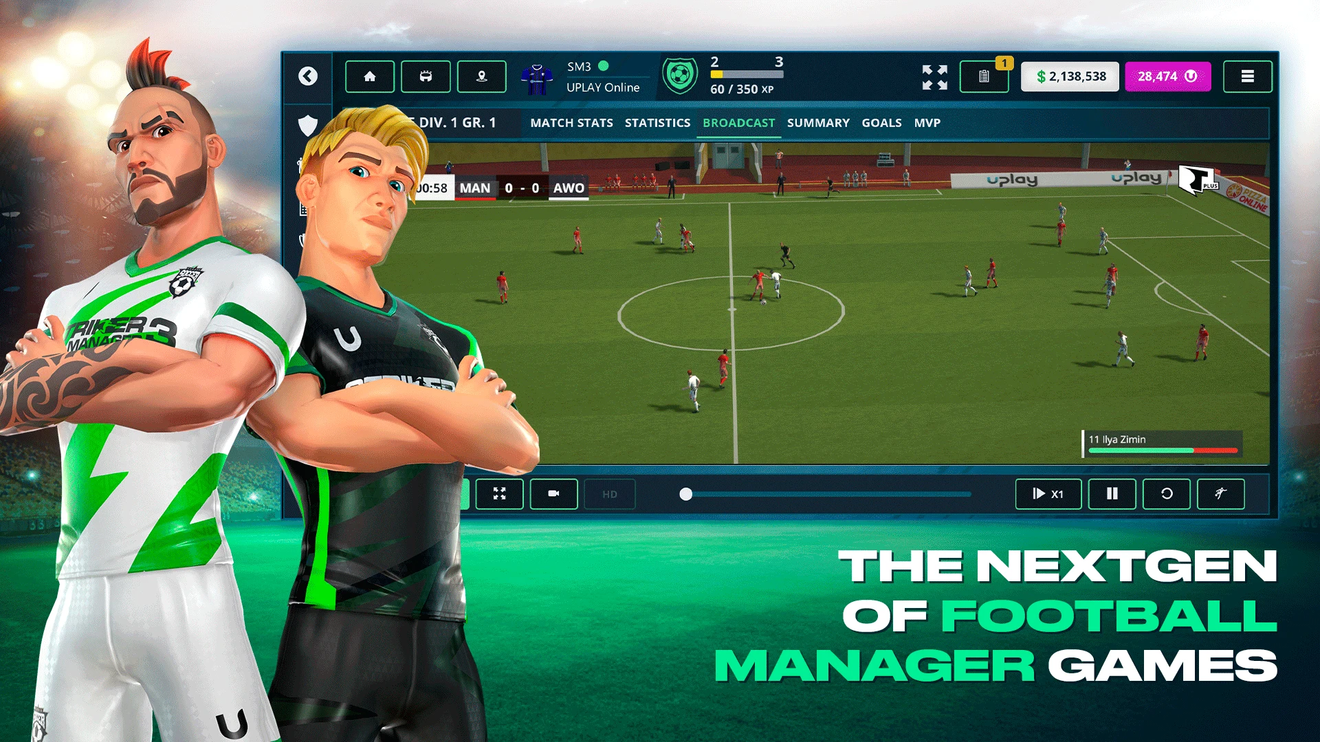 Striker Manager 3 截图 1