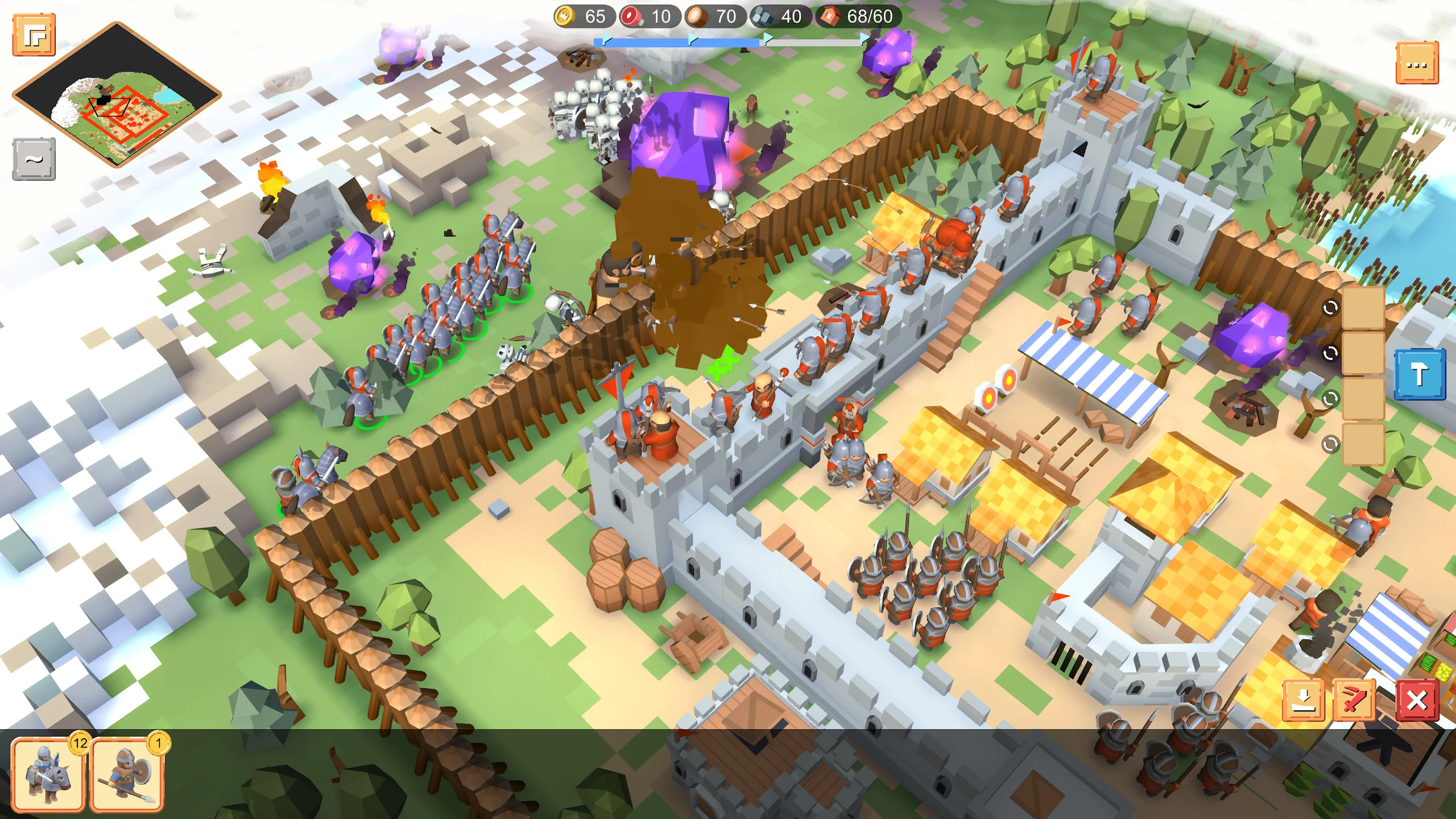 RTS Siege Up! - 中世纪战争 截图 4