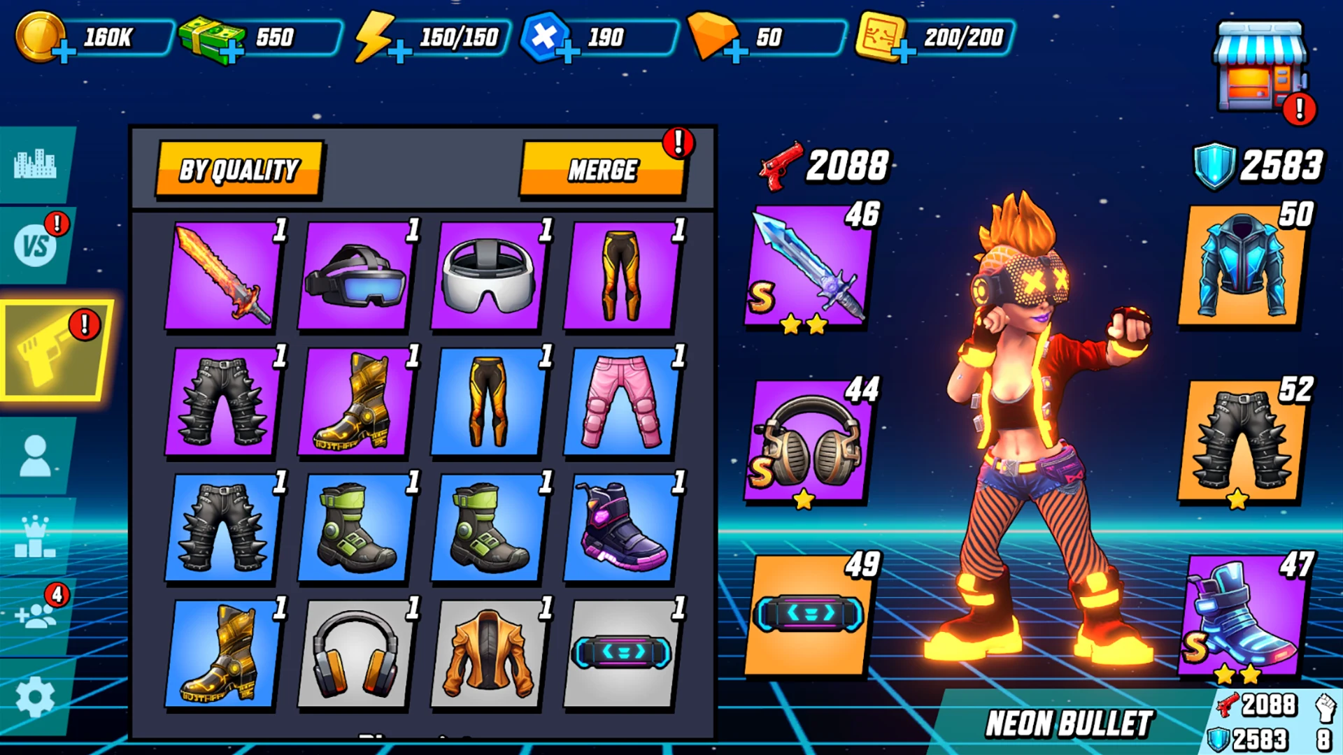 Gridpunk Battle Royale 3v3 PvP 截图 4