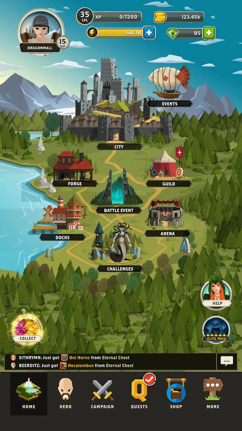 Questland: Turn Based RPG 截图 8