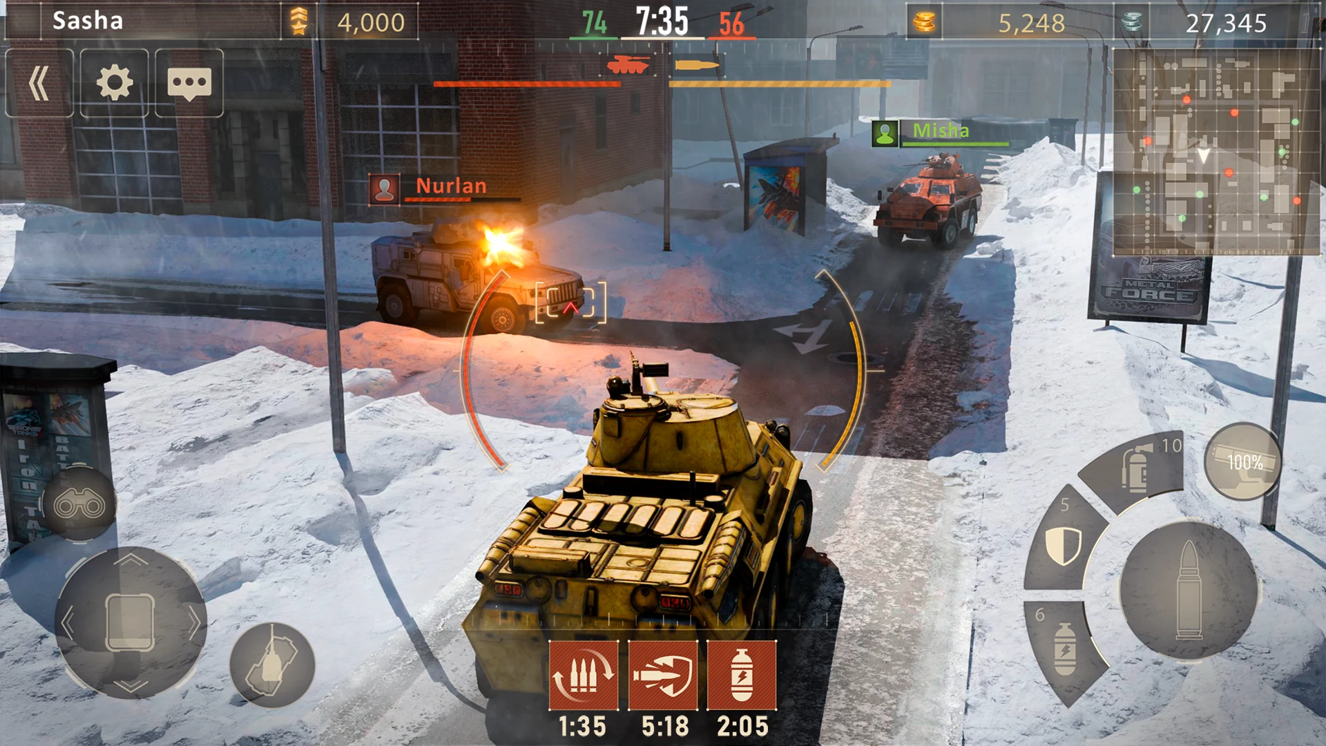 Metal Force: Shooter Machines 截图 4