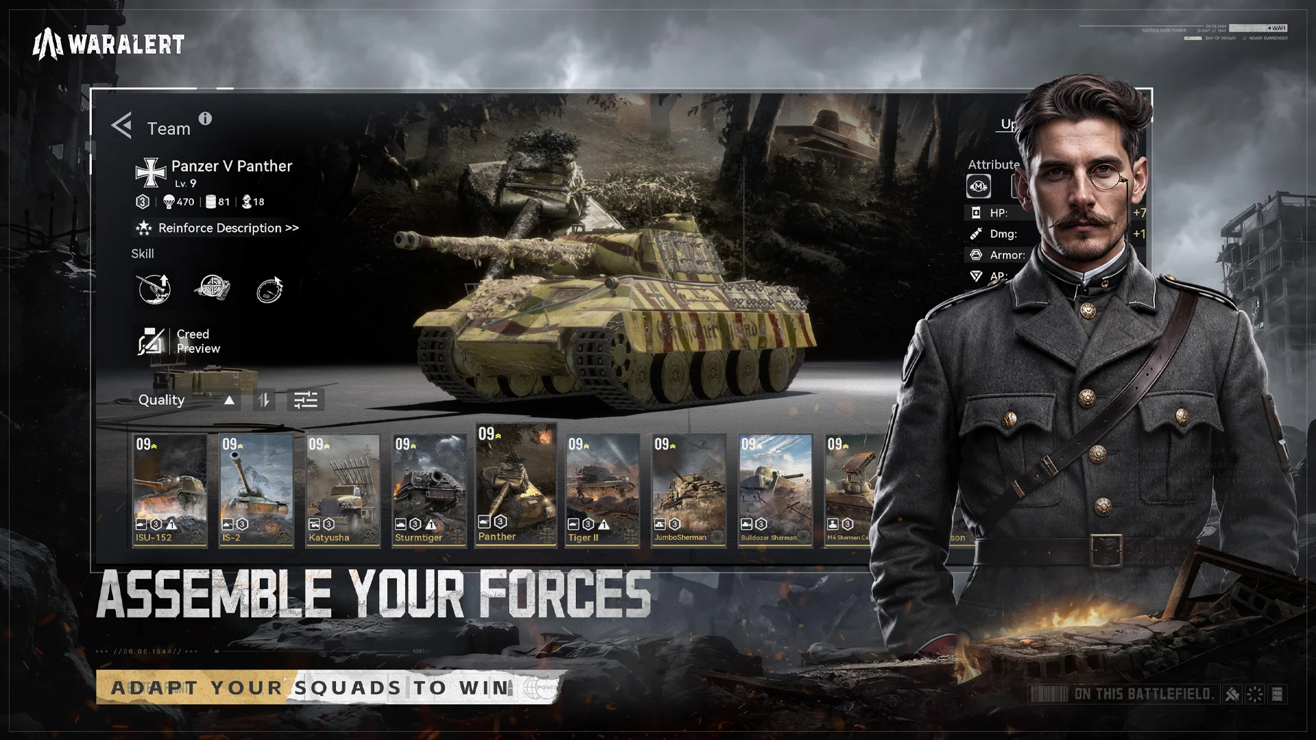 战争警戒 : WWII PvP RTS 截图 2