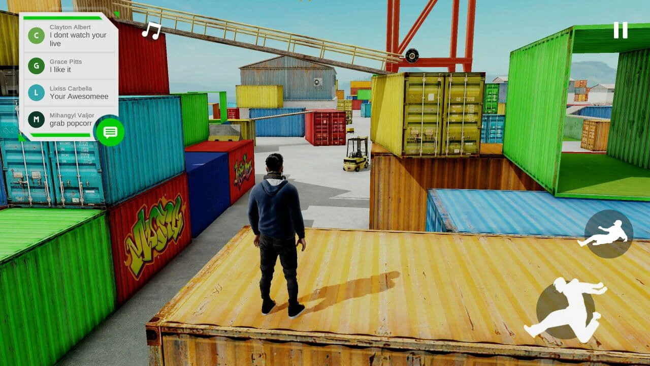 Rysen Dawn: Parkour Game 截图 1