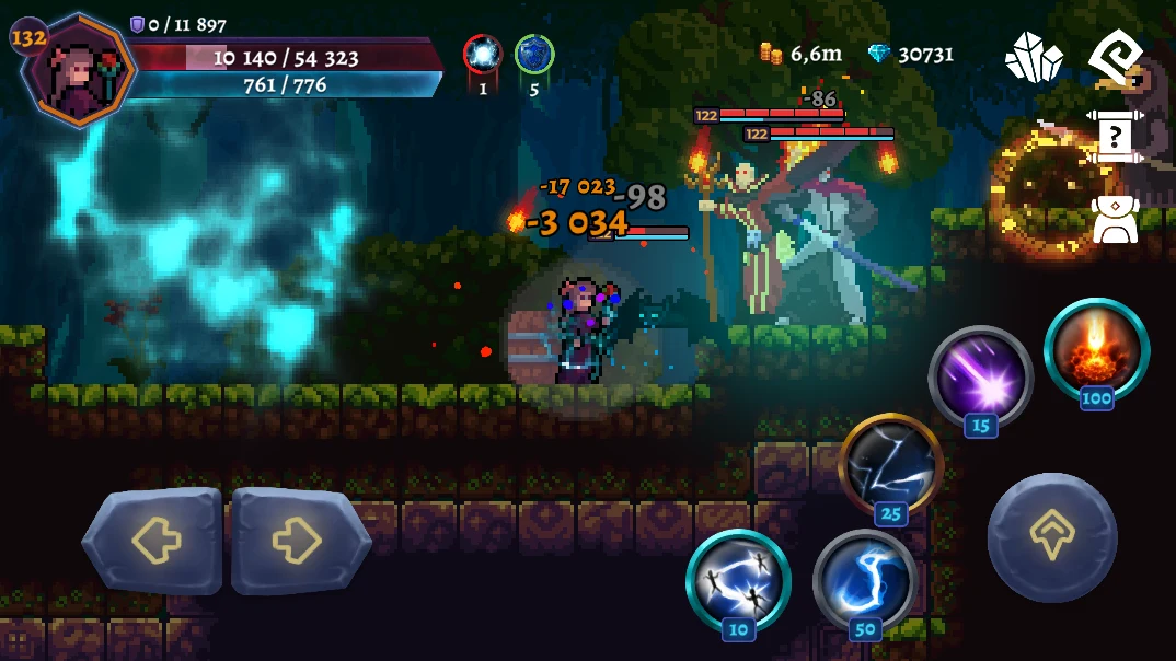 Darkrise - Pixel Action RPG 截图 1