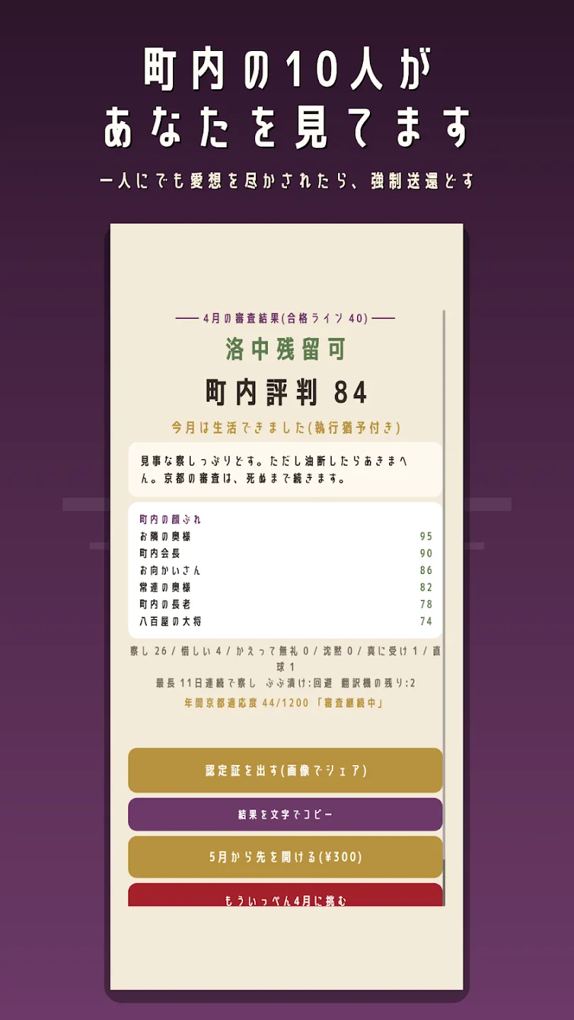 京都ルール あなたは京都で生活できますか 截图 4