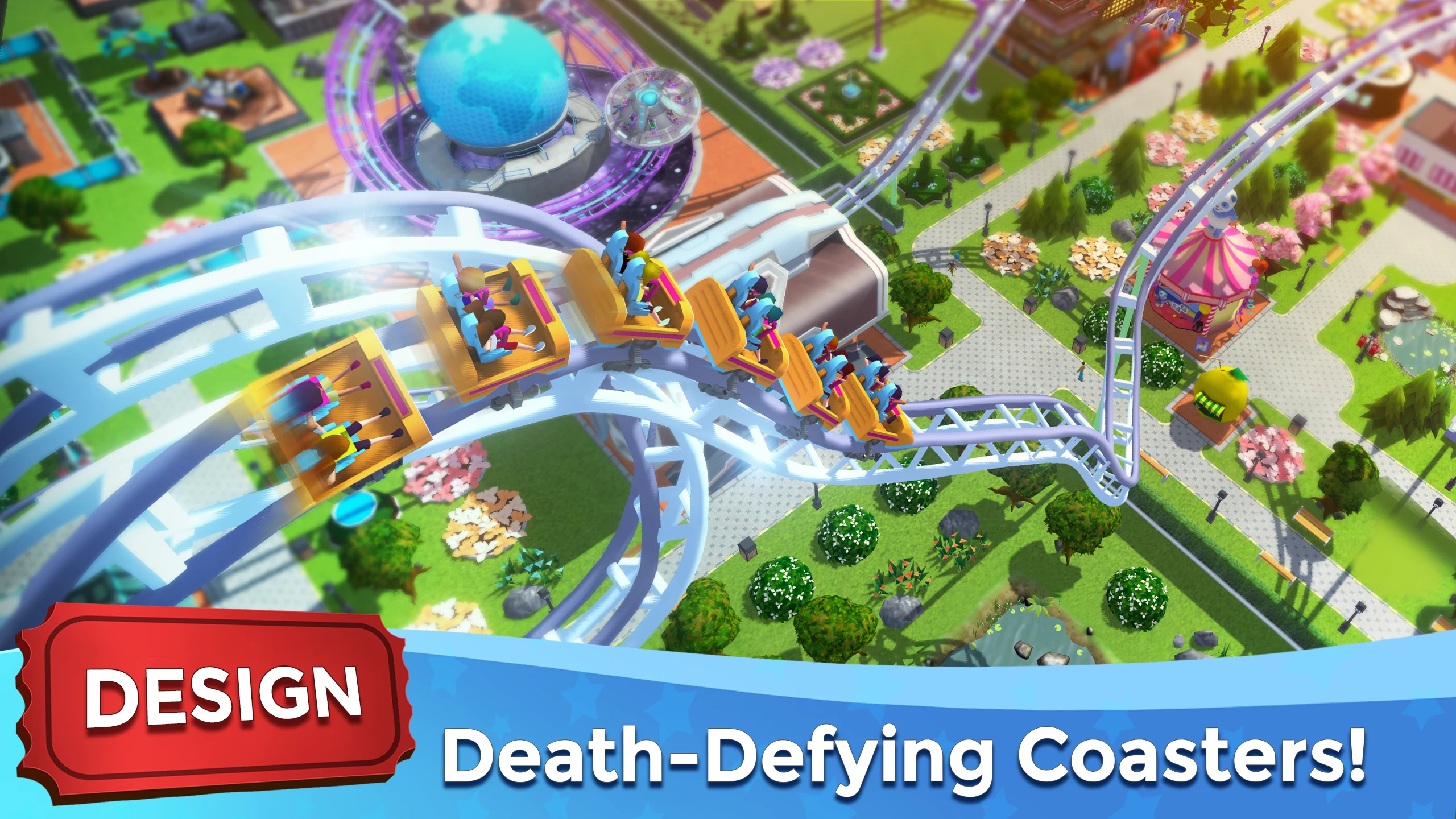 RollerCoaster Tycoon Touch 截图 2