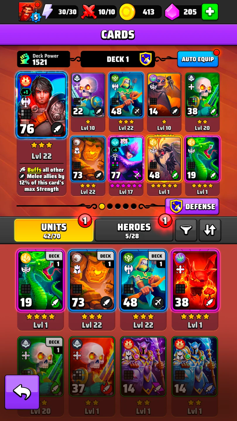 Black Deck - Card Battle CCG 截图 3