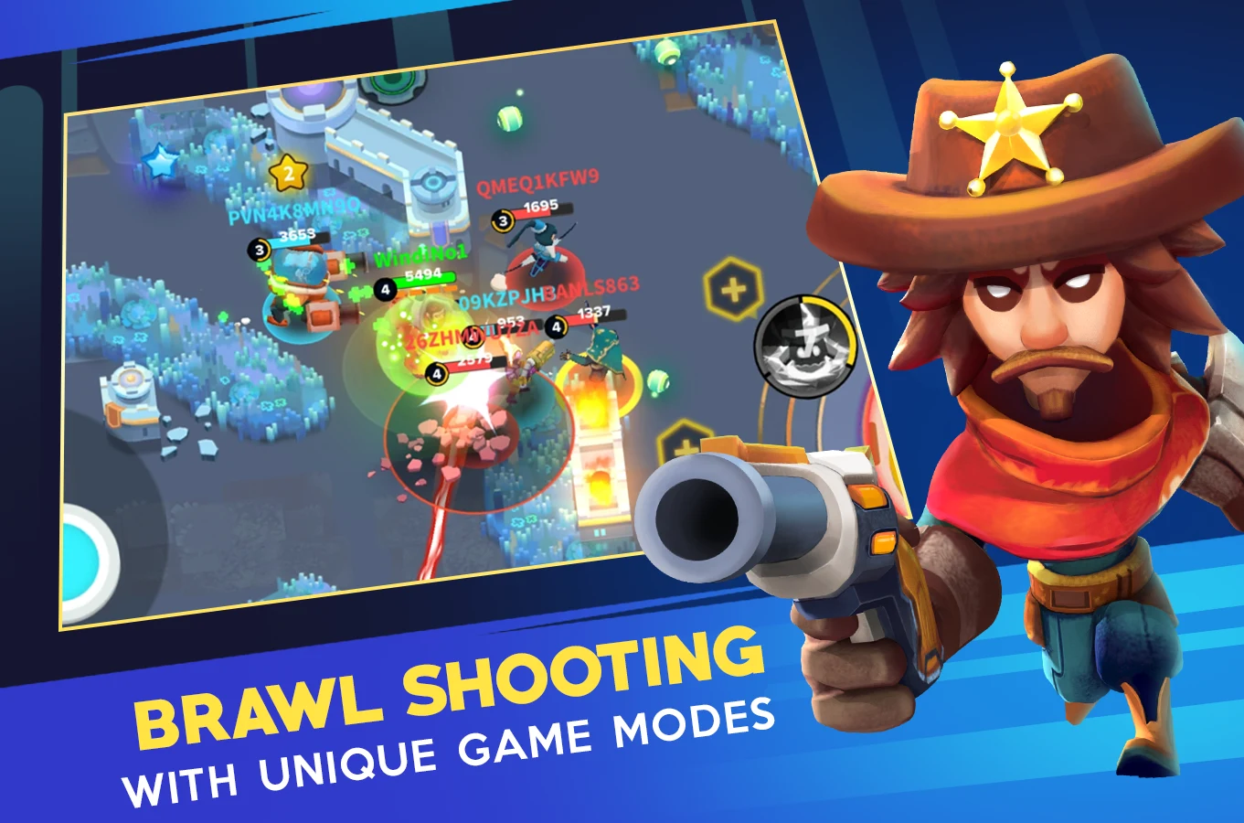 Heroes Strike Offline - MOBA & 截图 1