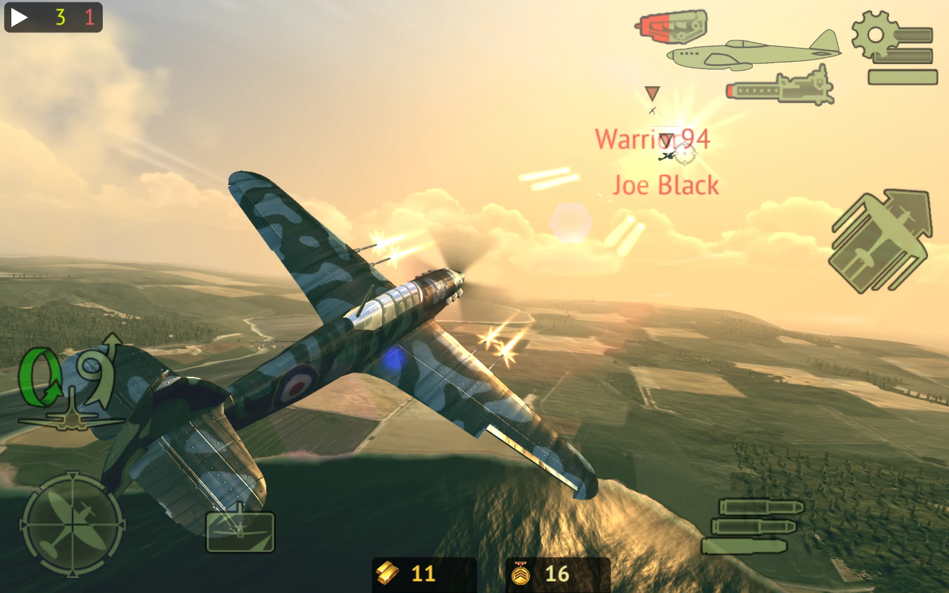 Warplanes: Online Combat 截图 9