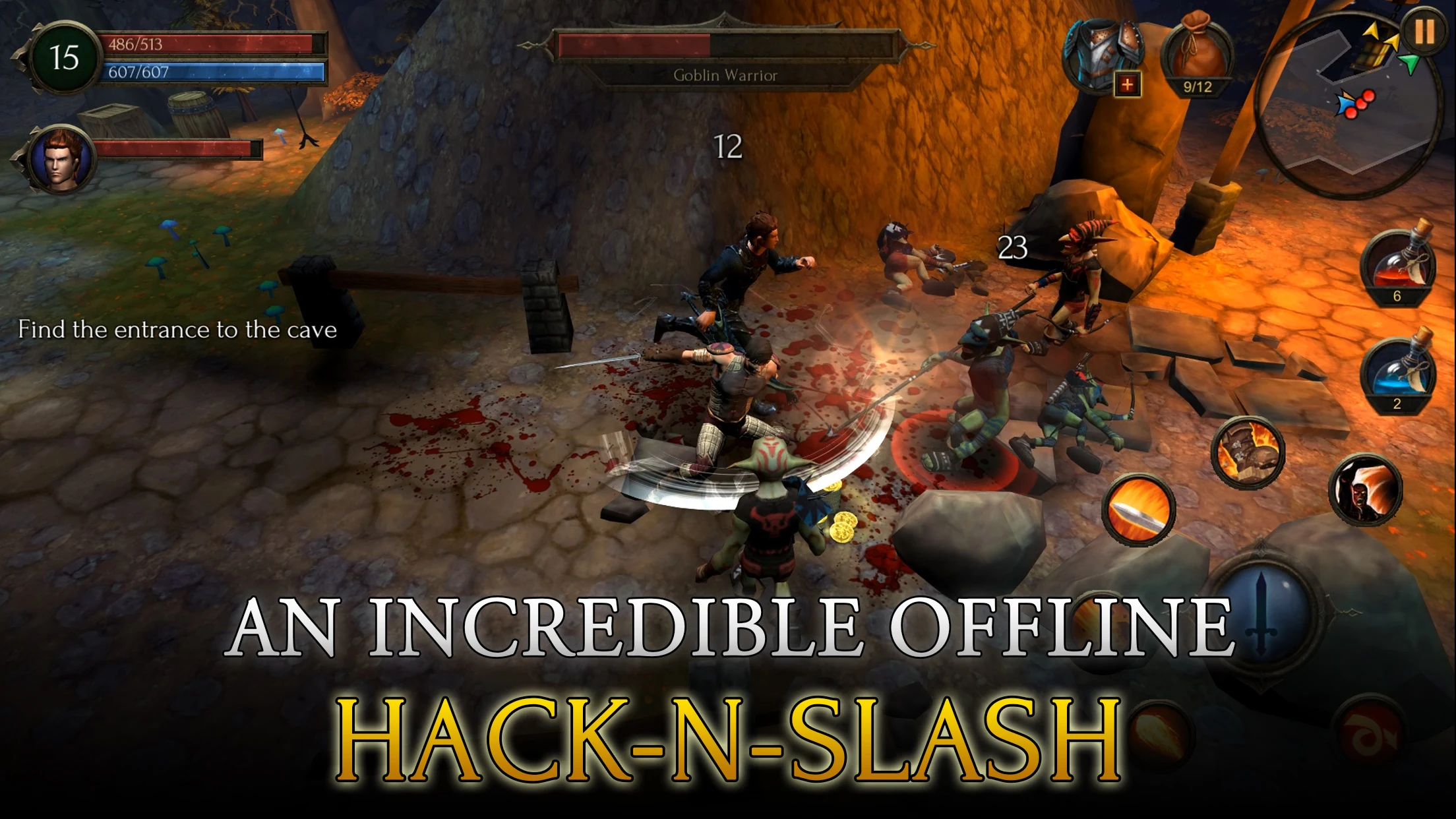 Arcane Quest Legends Offline 截图 1