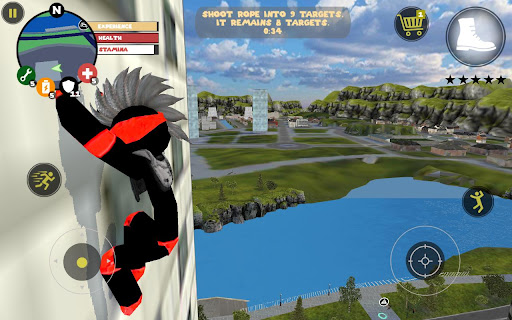 Stick Rope Hero 截图 4