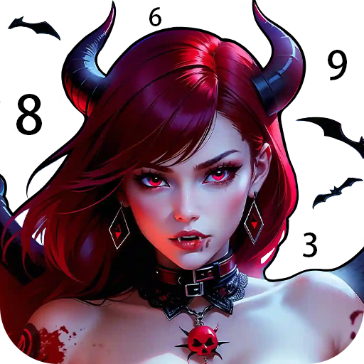 Dark, Horror Color by Number icon
