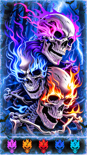 Dark, Horror Color by Number 截图 4
