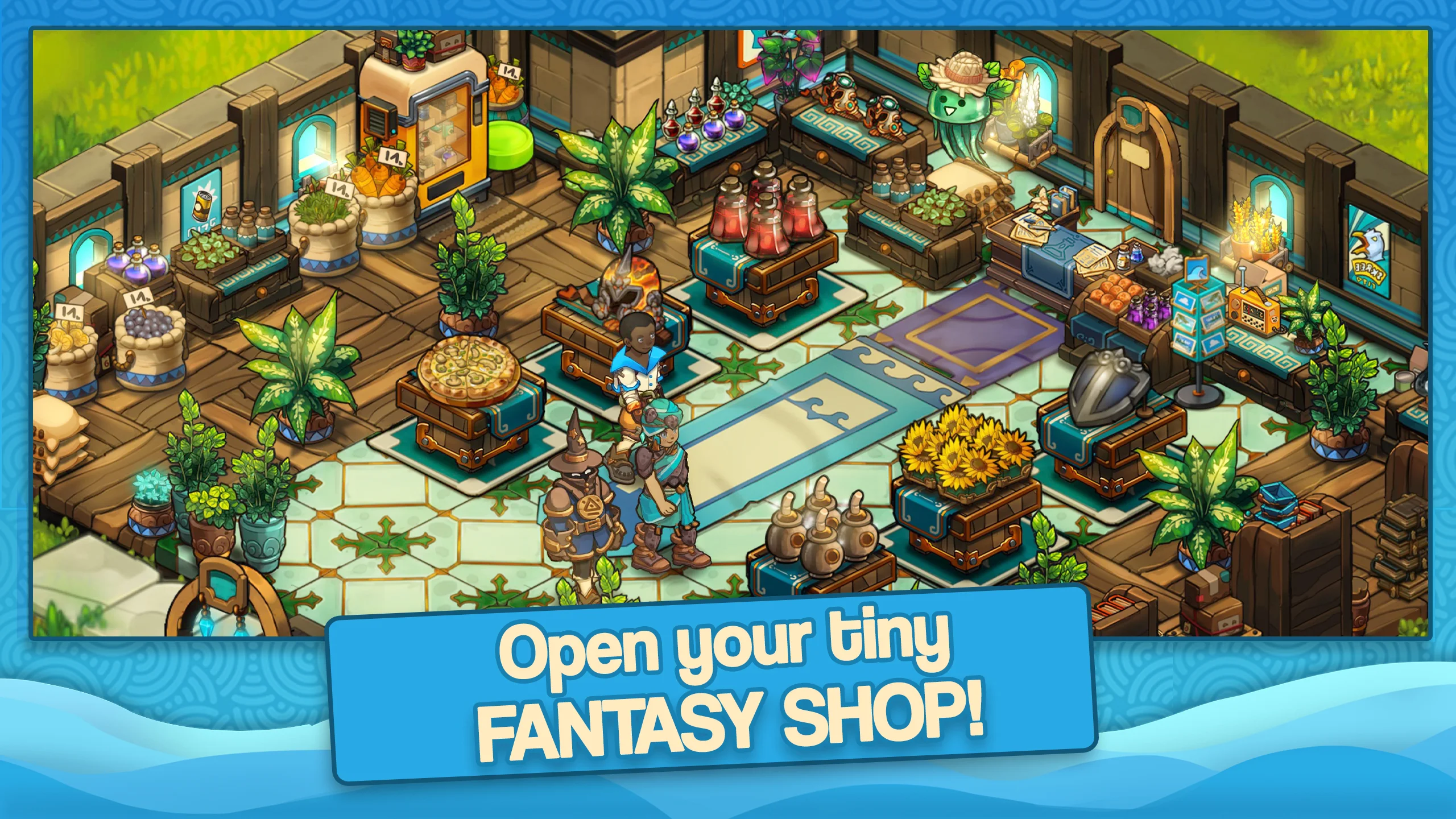 Tiny Shop: Craft & Tycoon 截图 1