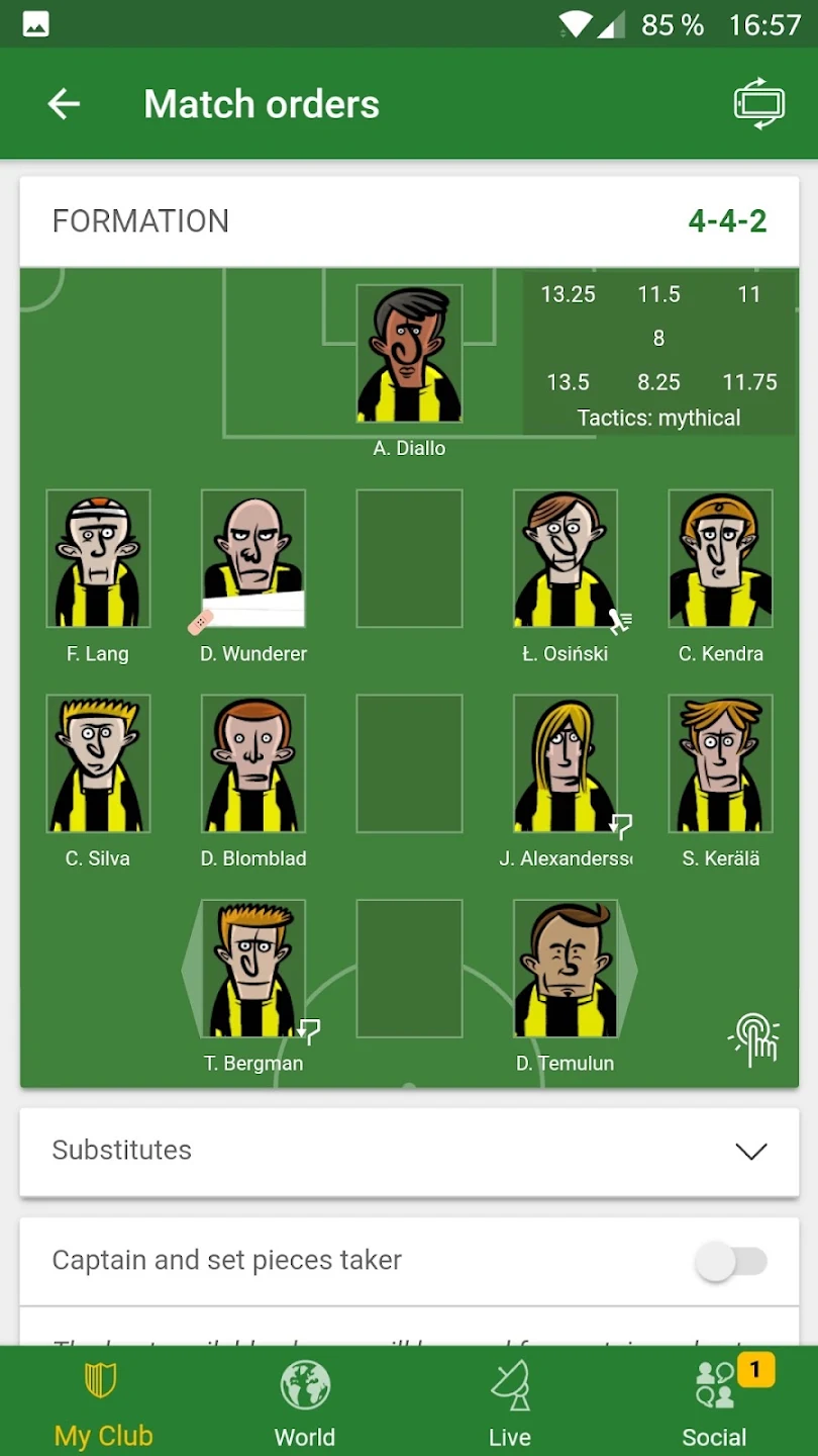 Hattrick Football Manager Game 截图 4