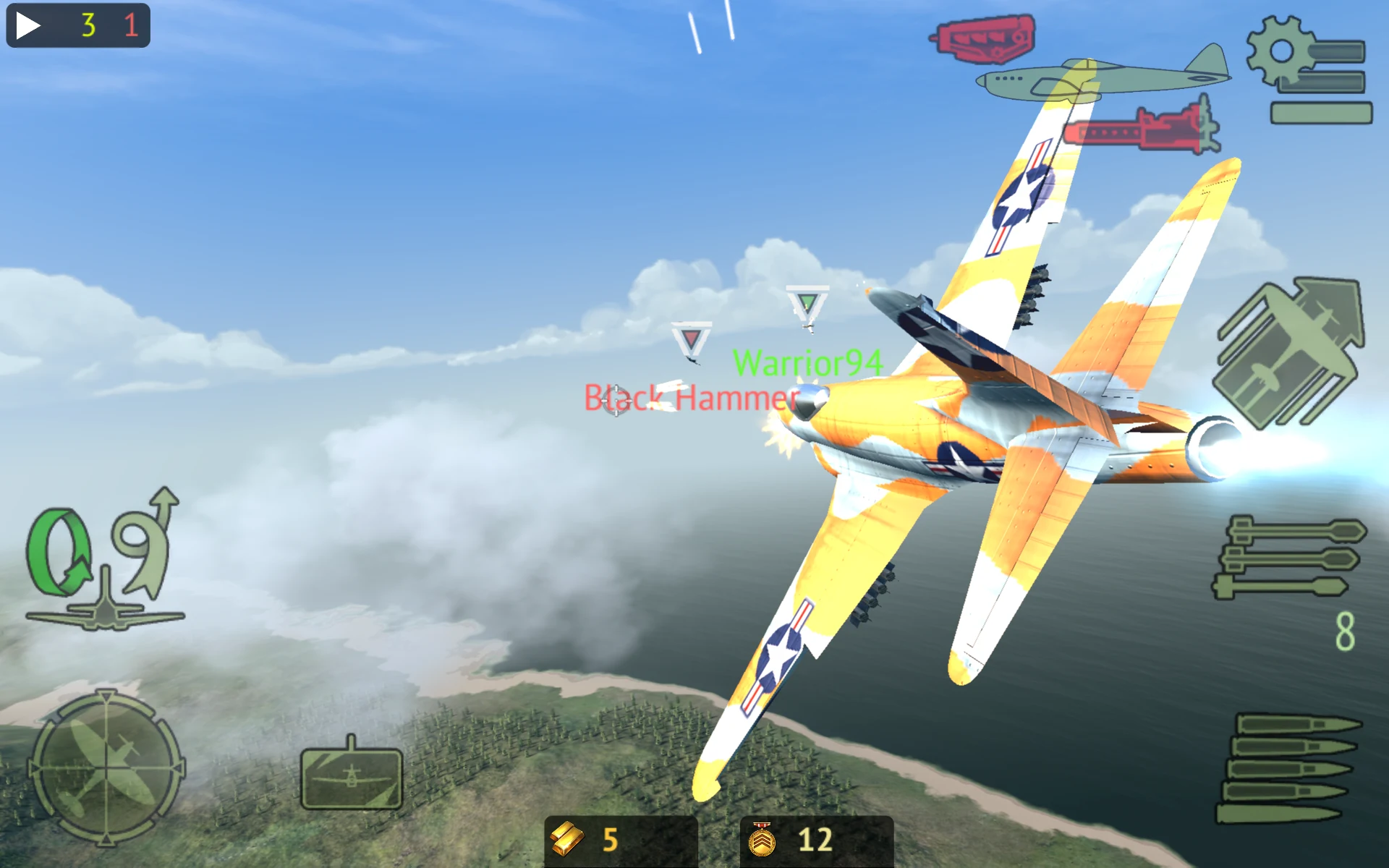 Warplanes: Online Combat 截图 12