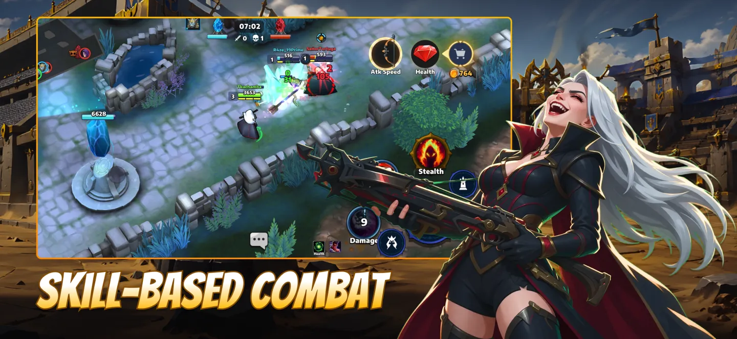 Blitz of Battle: 2v2 MOBA 截图 10