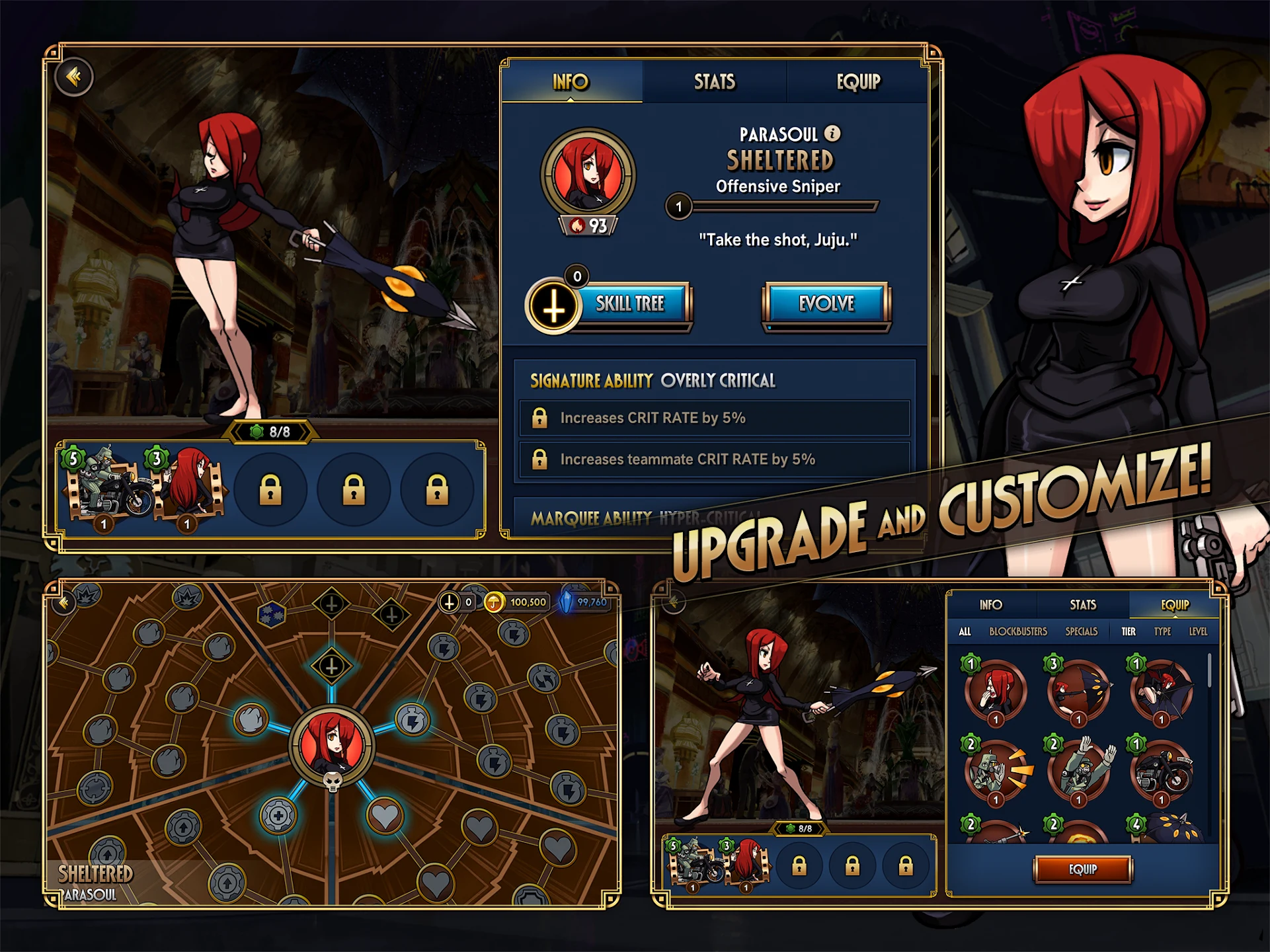 Skullgirls：格斗RPG 截图 9