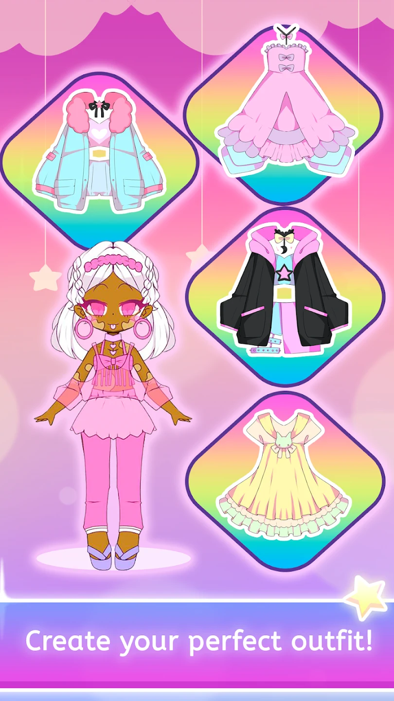 Mimistar dress up chibi doll 截图 3
