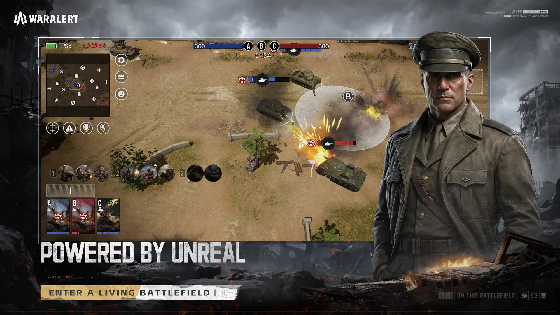 战争警戒 : WWII PvP RTS 截图 3