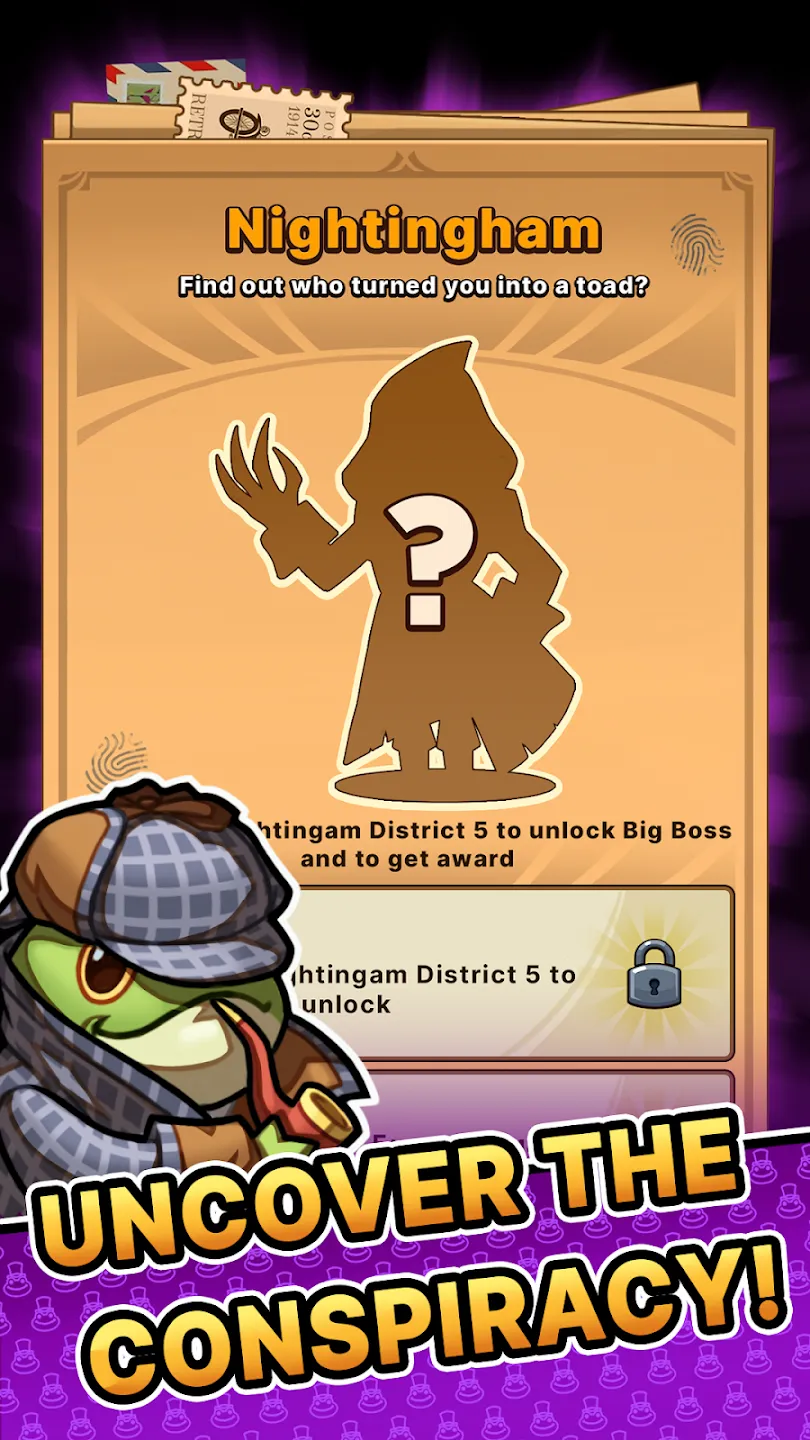 DetecToad: Detective Idle RPG 截图 11