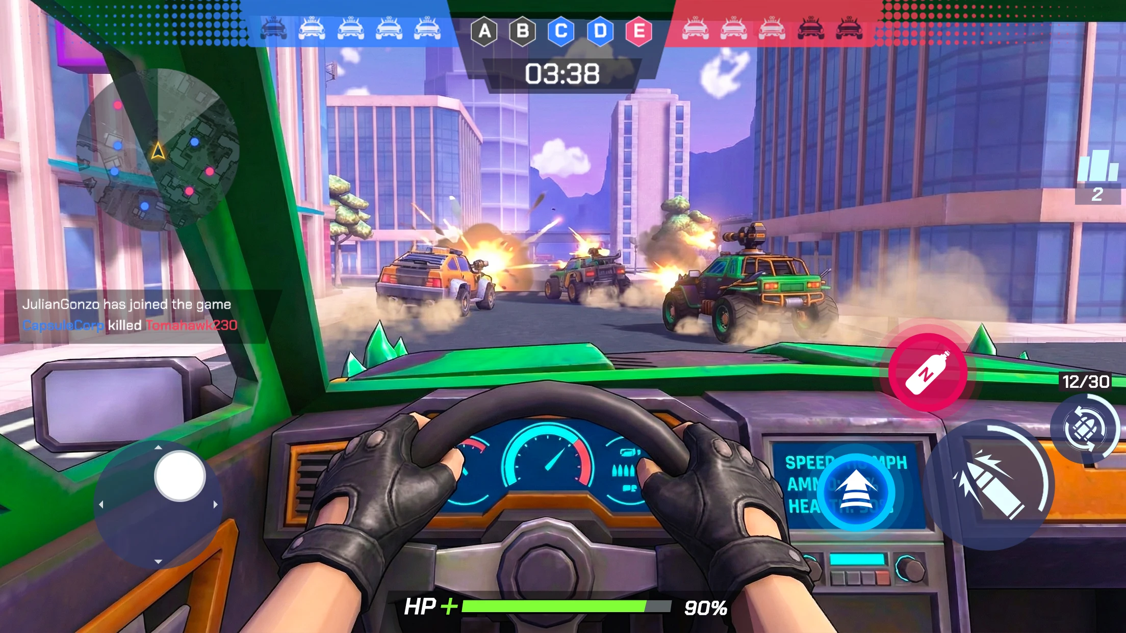 Battle Cars: 汽车战役 截图 1