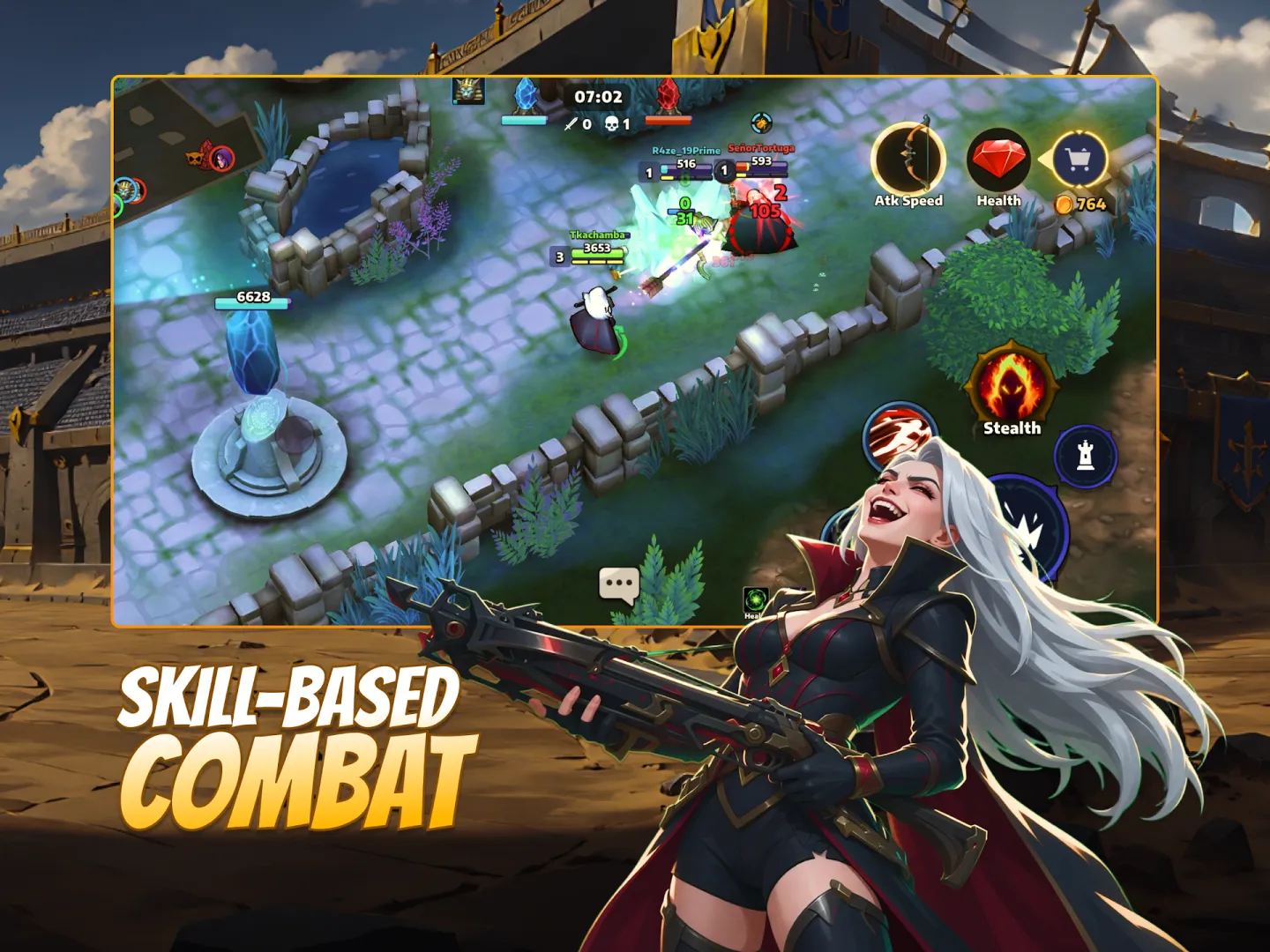 Blitz of Battle: 2v2 MOBA 截图 17