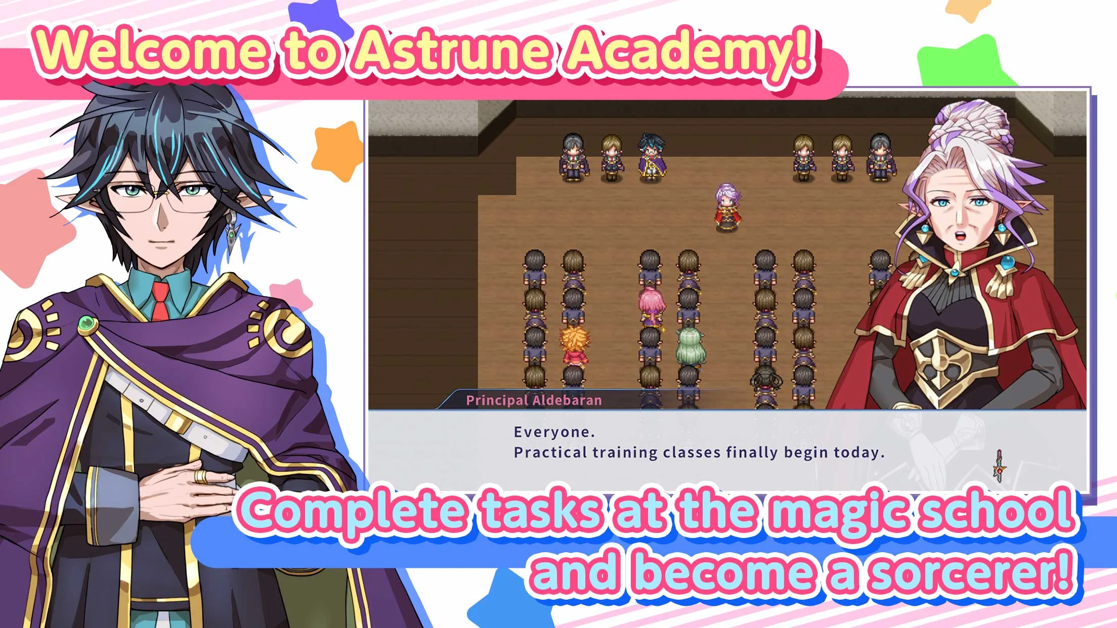 RPG Astrune Academy 截图 1