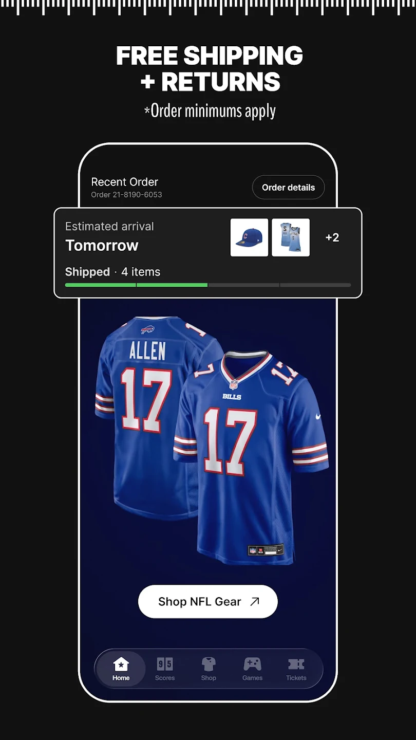 Fanatics: Shop NFL, NBA & MLB 截图 1