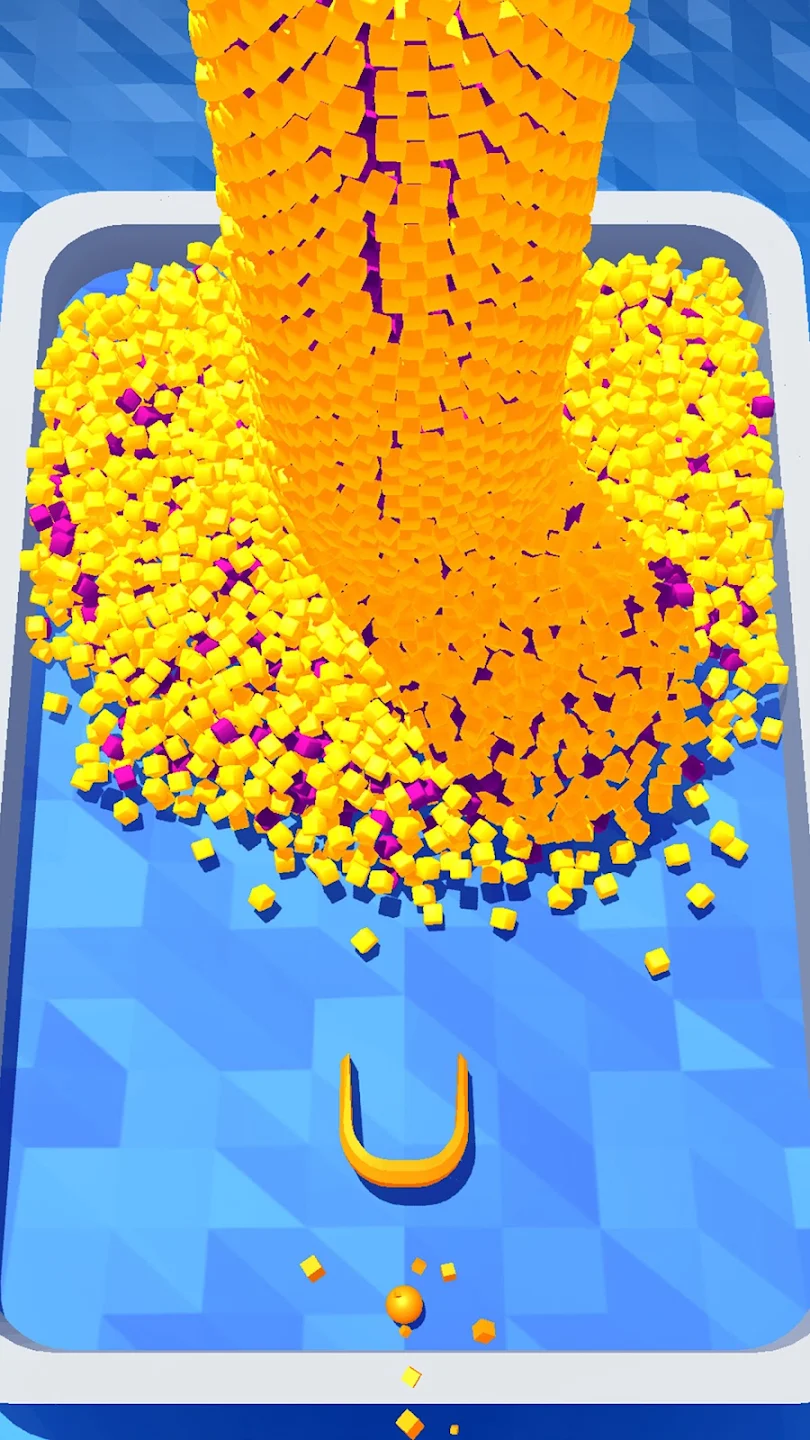 Collect Cubes - ASMR Puzzle 截图 1