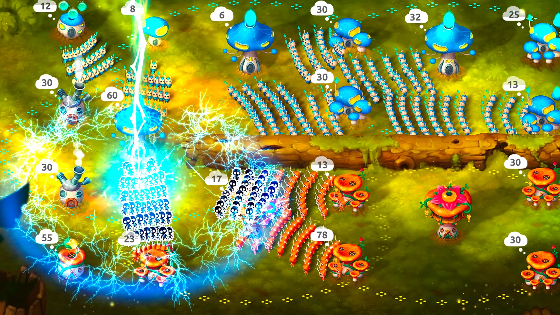 Mushroom Wars 2: 多人游戏 战略 & 塔防 截图 6