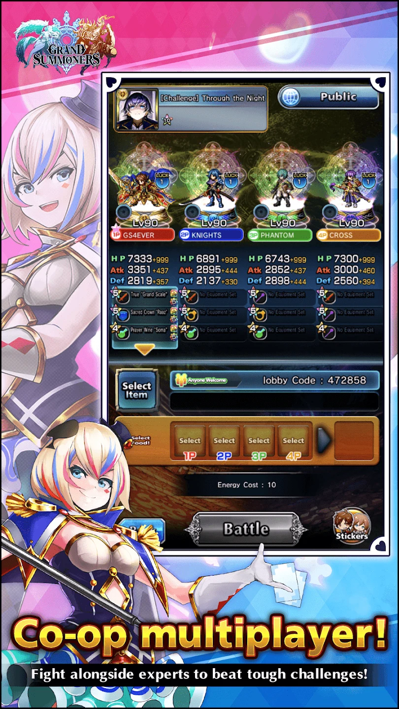 Grand Summoners - Anime RPG 截图 6