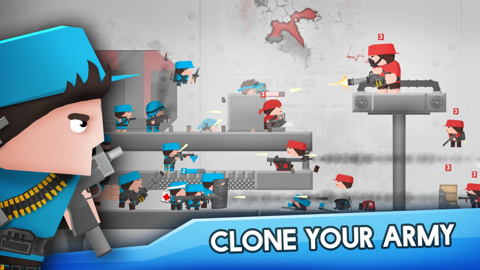 Clone Armies：战斗游戏 截图 1