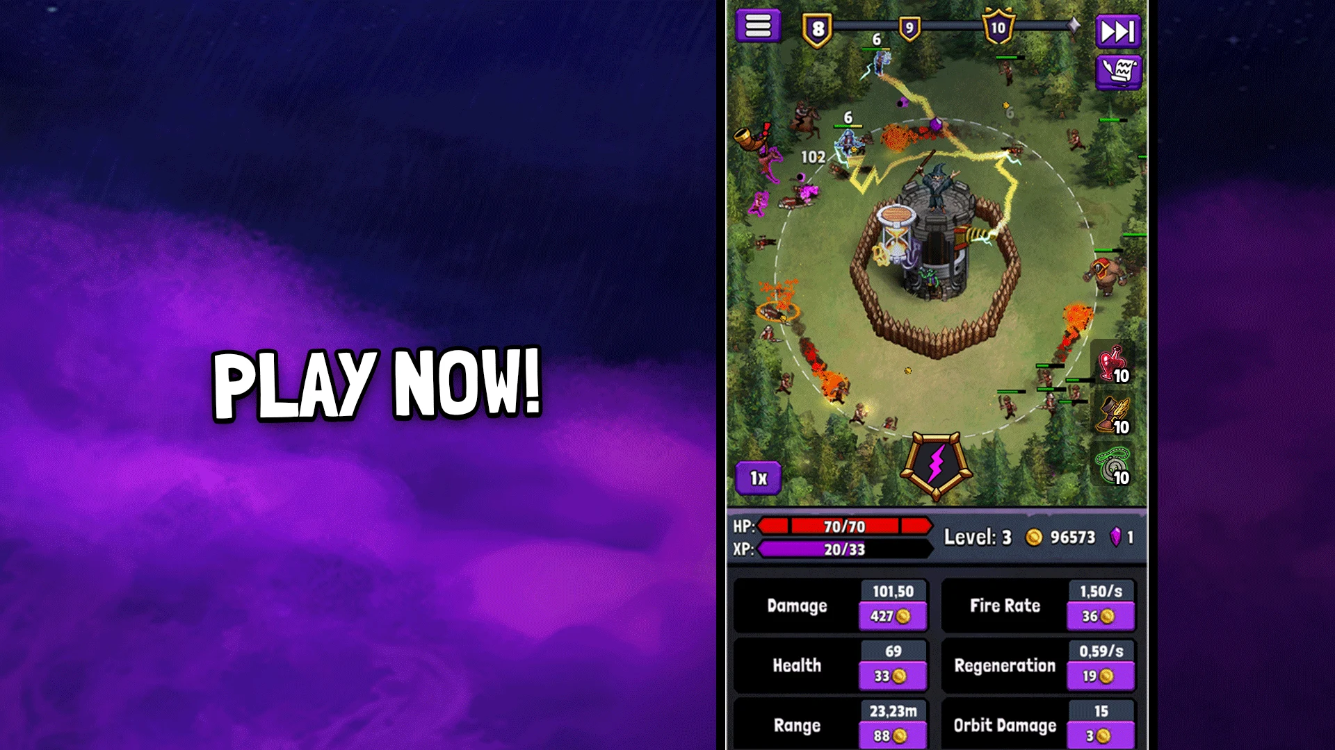 Evil Tower - Idle Defense TD 截图 8
