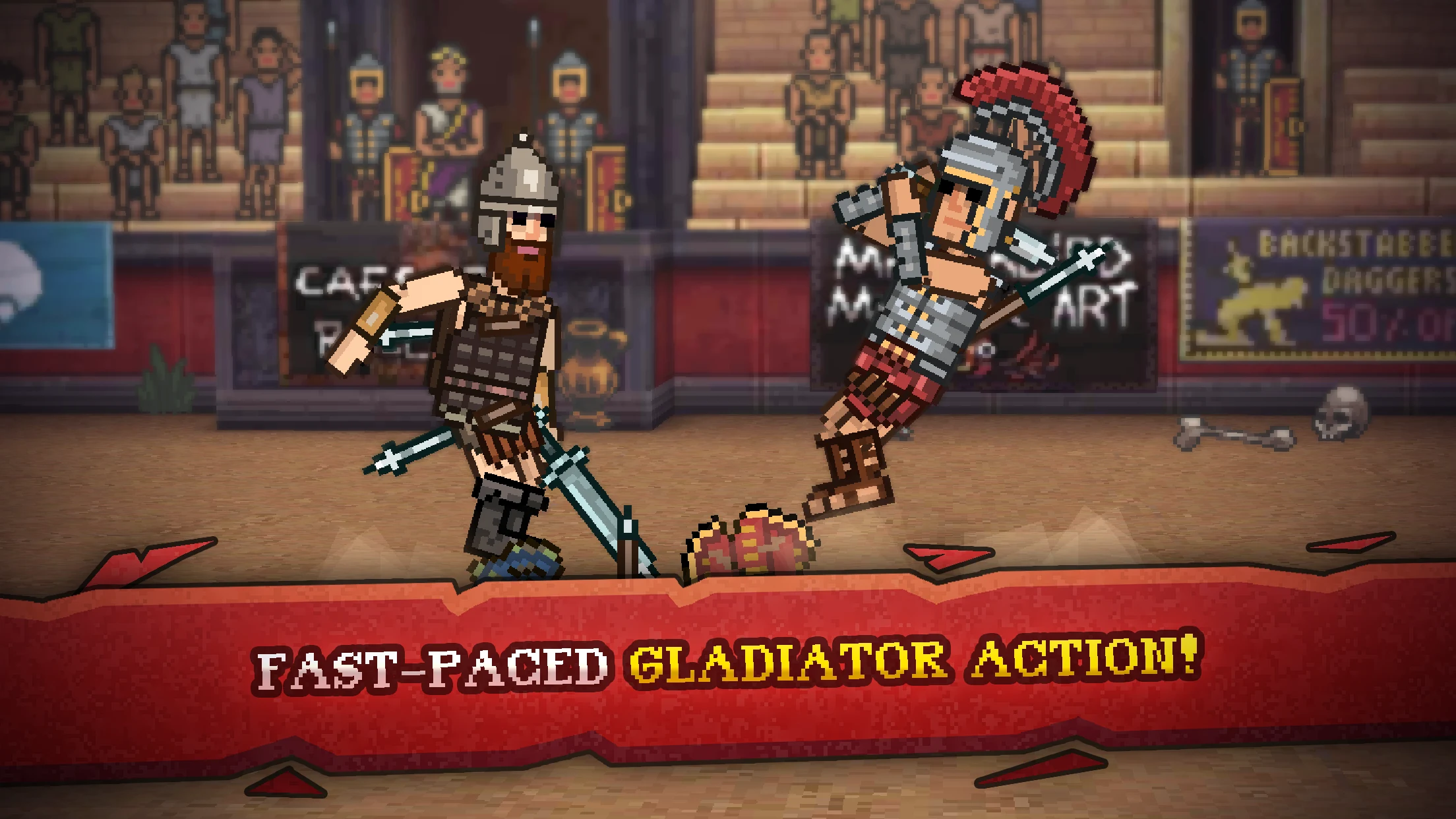 Gladihoppers - Gladiator Fight 截图 1