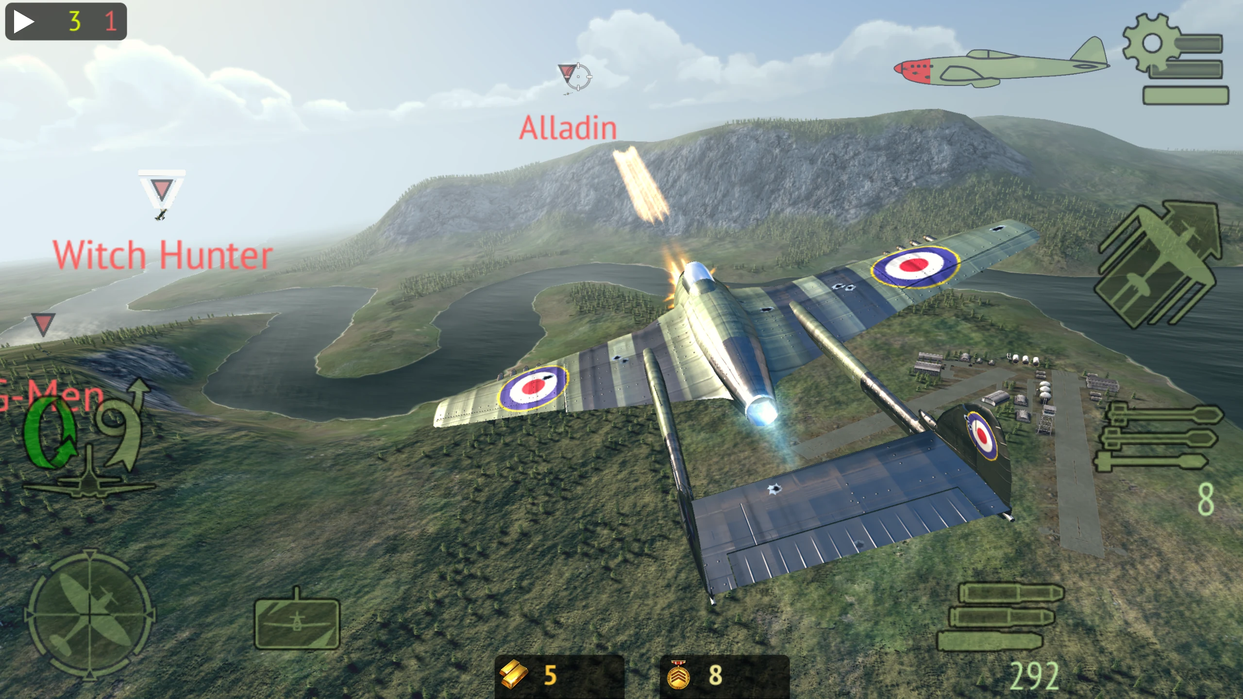 Warplanes: Online Combat 截图 3